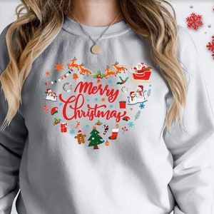 Merry Christmas Sweater, Christmas Sweatshirt, Christmas Jumper, Christmas Jumpers For Women, Xmas Jumper, Merry Christmas 1(SWT)