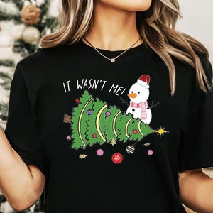 Christmas T-shirt, Christmas Lights Shirt, Christmas Family Top, Holiday Gift, Christmas Family Matching Shirt, Santa, gift, It was Snow