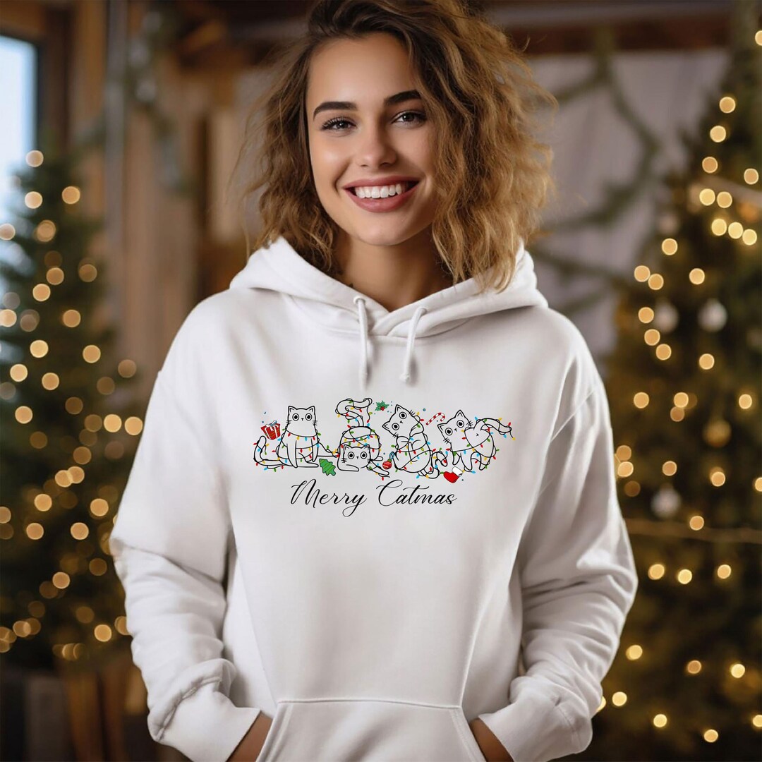 Hood Christmas Jumper Tree Merry Christmas Hoodie, Christmas