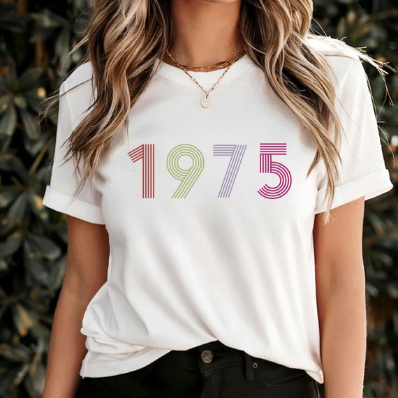 50th Birthday T-shirt, 1972 T-shirt, Birthday Gift for Women