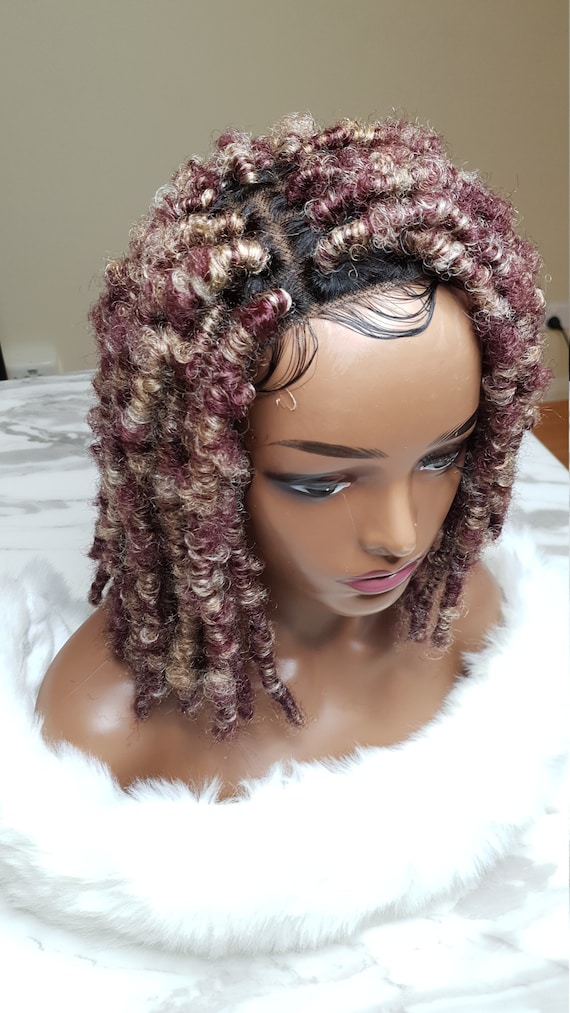 Ombre/highlight Distressed Locs/butterfly Locs/locs  display picture 3