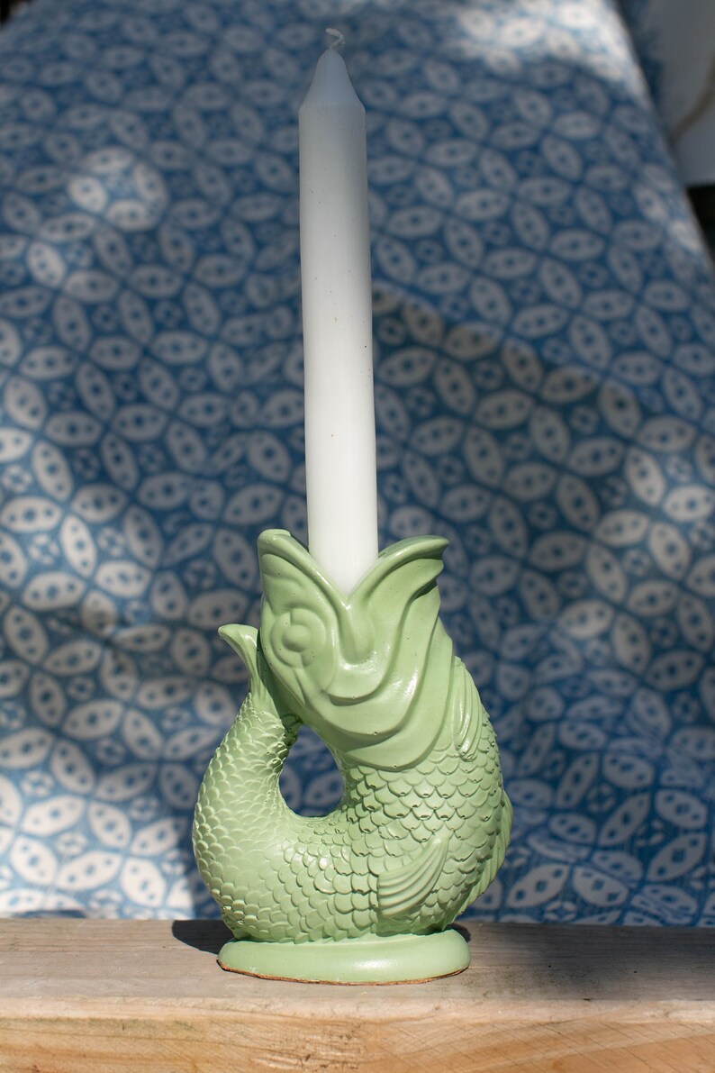 Assorted Colour Fish Candle Stick Holder Etsy UK