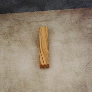 10cm, Small Olive Wood Mezuzah Case from Israel, Gift for Jewish Housewarming.