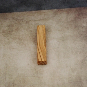 12cm / 4.7&quot; Plain Olive Wood Mezuzah Case from Israel, Gift for Jewish Housewarming. Suitable for Scroll Size Up to 10cm / 3.93&quot; Jewish Gift