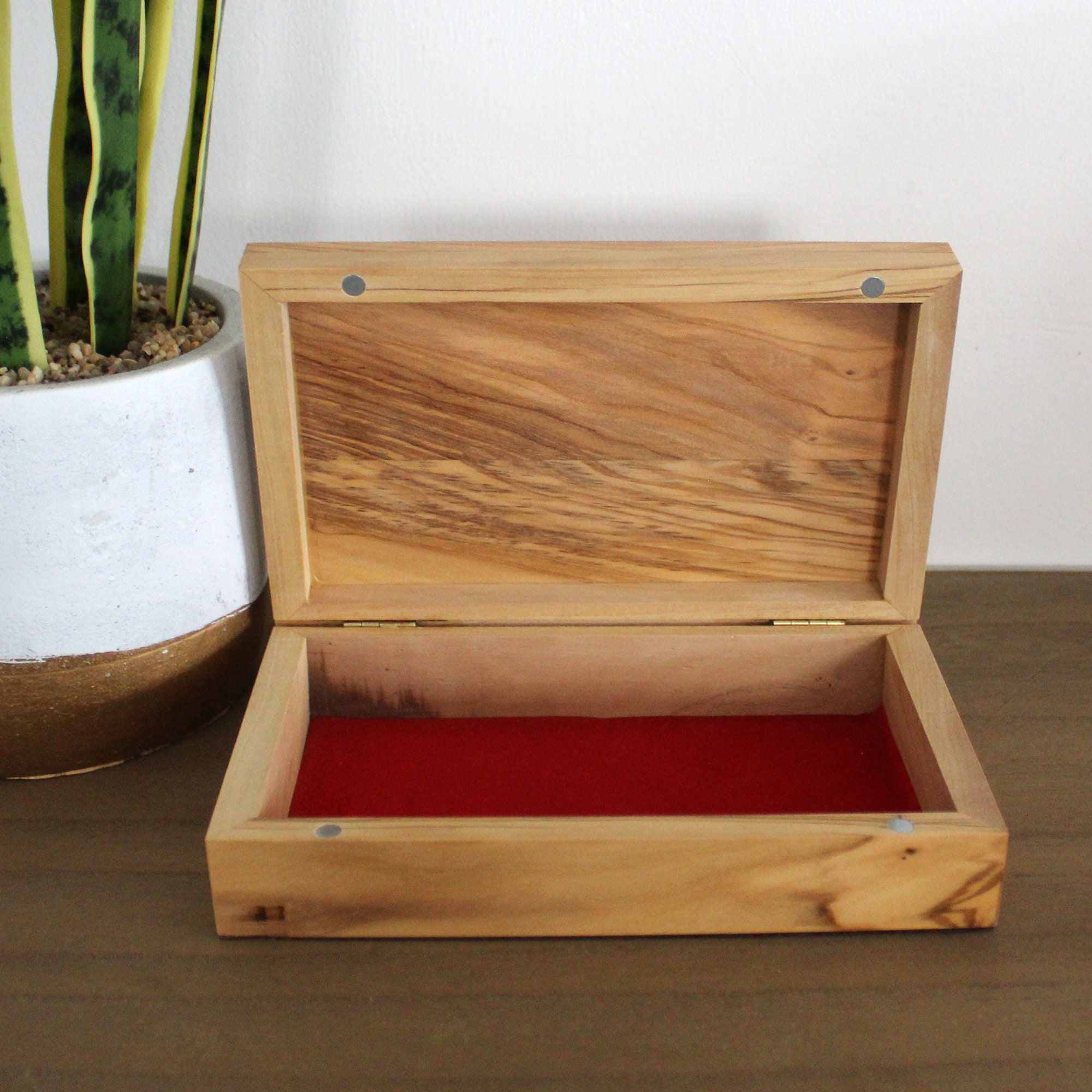 Scatola Legno Leroy Merlin Scatola Fatta A Mano In Legno D'ulivo, Misura XL, 45 X 35 X 28 Cm, Contenitore Per Verdura, Frutta, Decorazione Cassetta In Legno