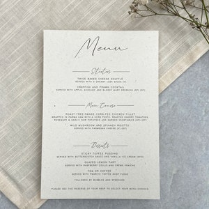 Wkładka do menu A5