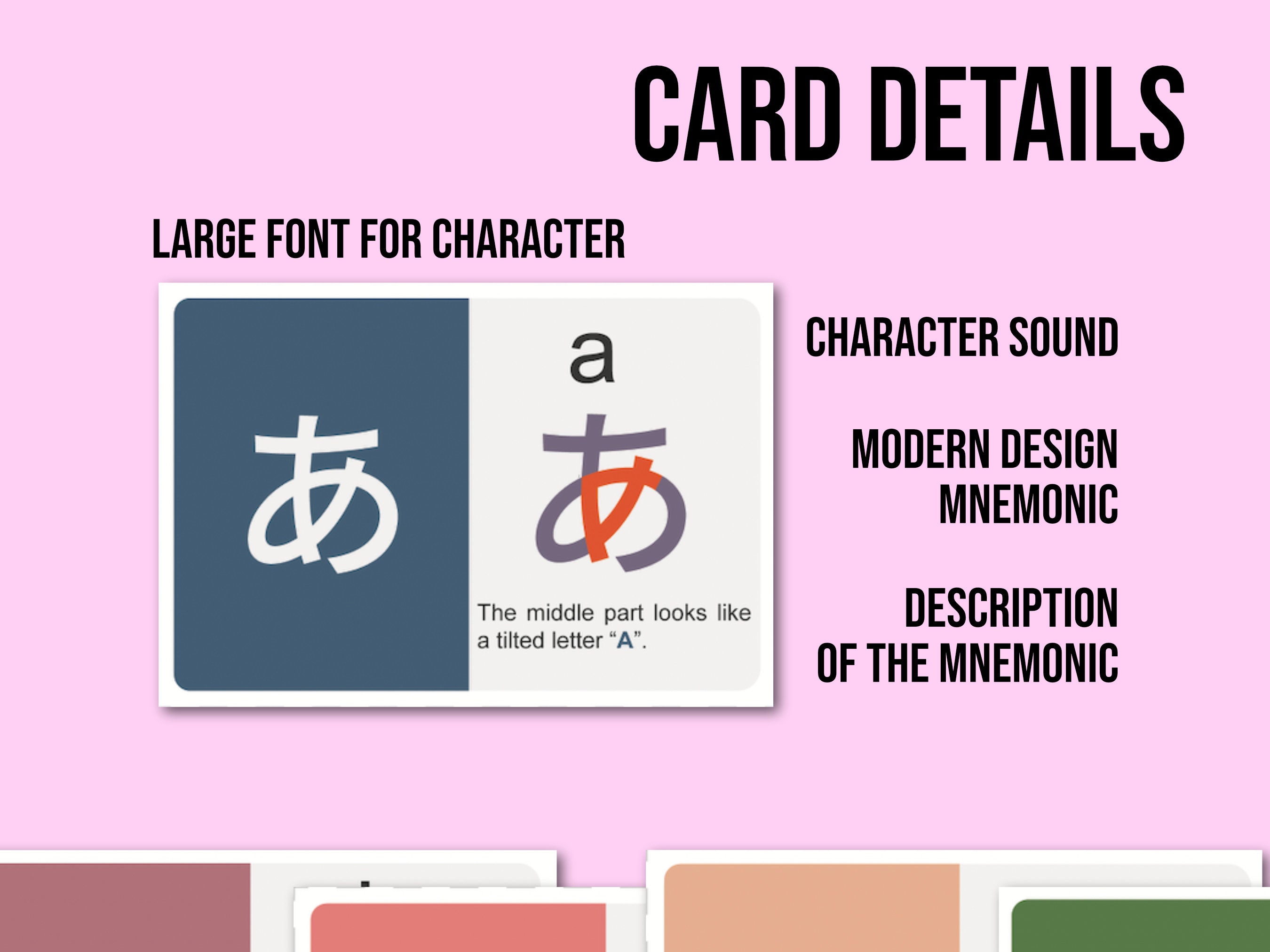 Digital Japanese Flashcards Hiragana Mnemonics Homeschool Etsy