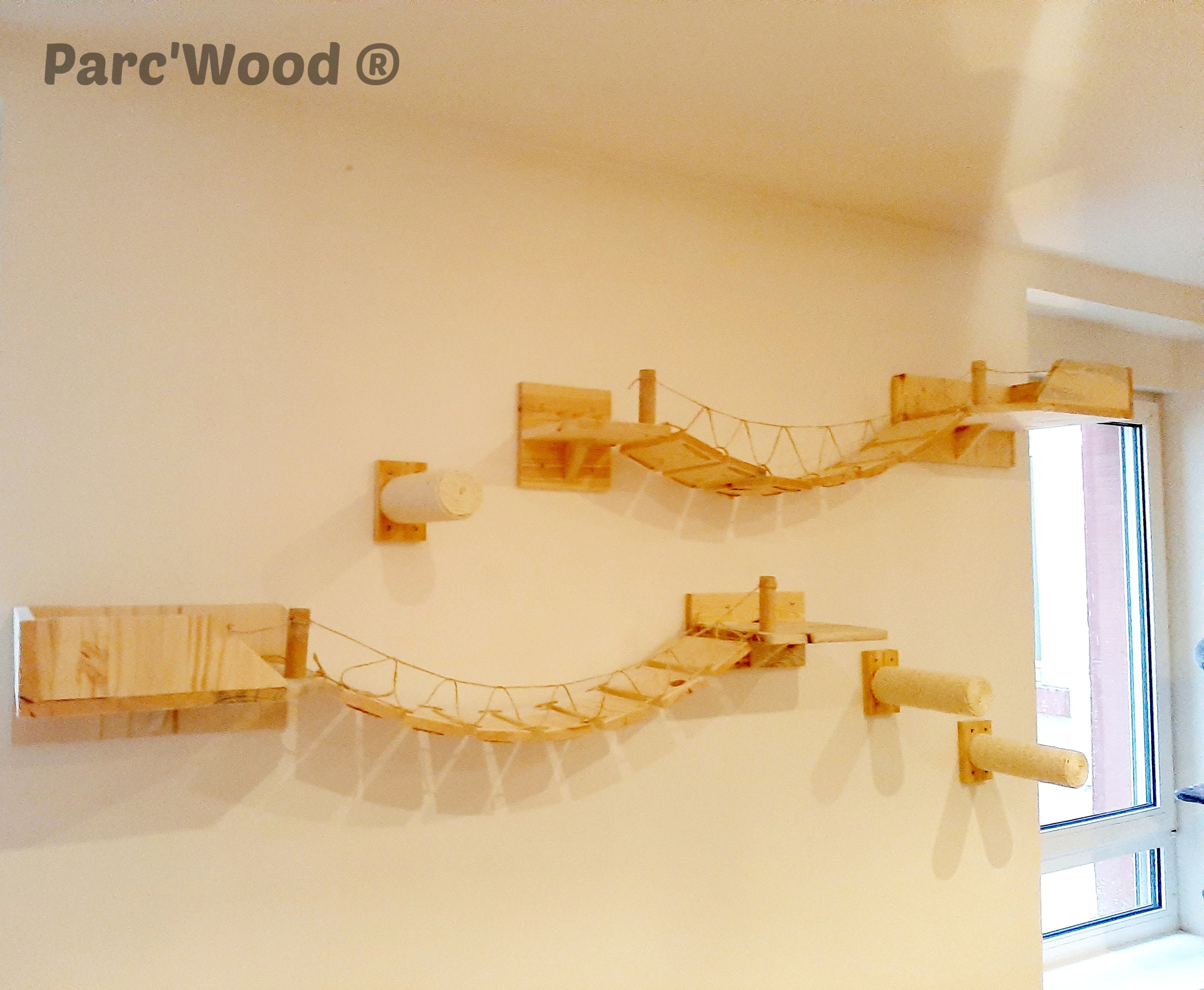 Parcours Mural en Bois