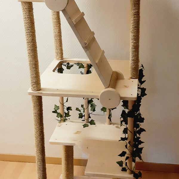 Arbre à chat en bois