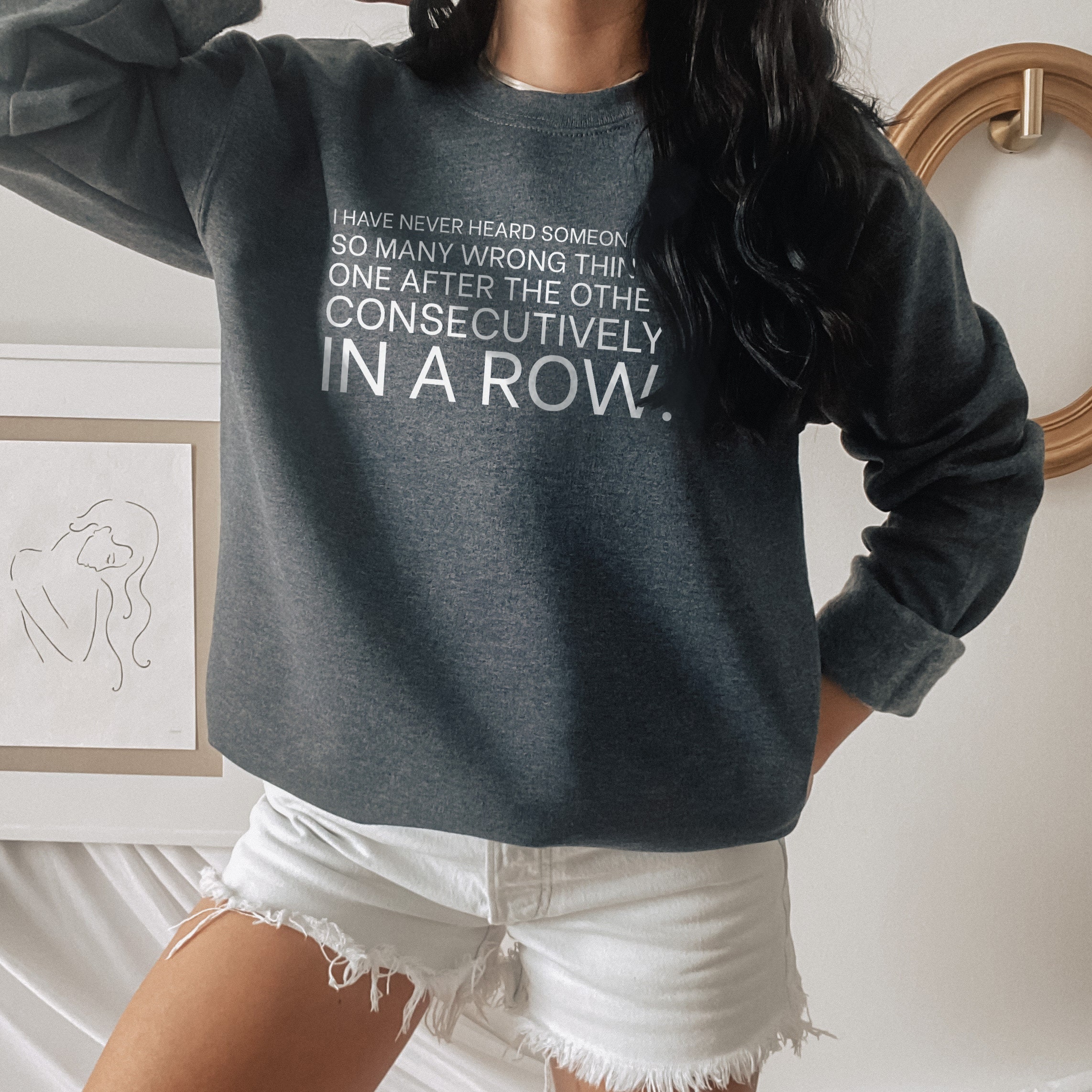 David Rose Quote Sweater I've Never Heard Someone Say so - Etsy