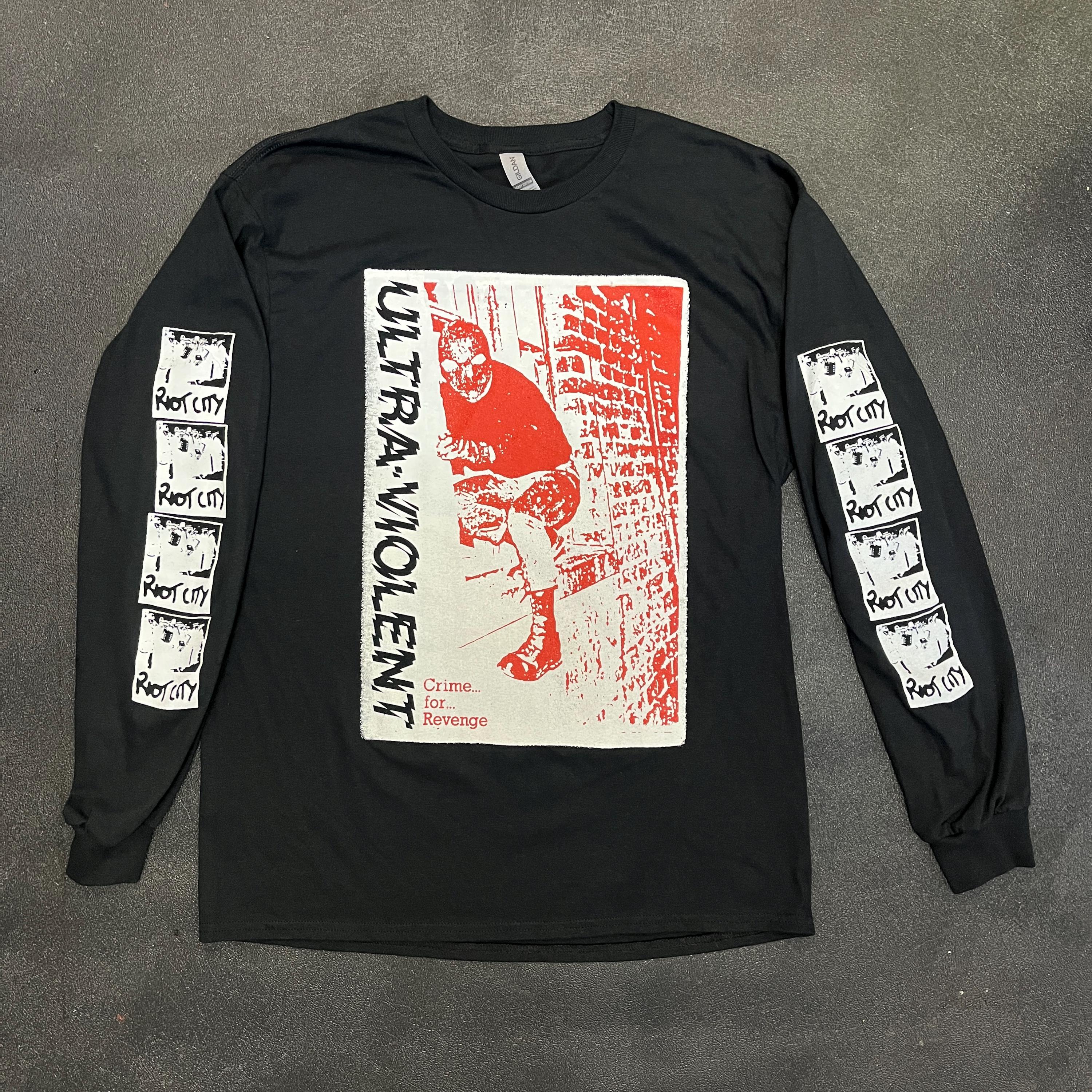 thumbnail image 2 of The Exploited Punk Rock T-Shirt – Long Sleeve Crew Neck – Unisex Grey Tee (Sizes S-2XL) – Gildan 2 of 6
