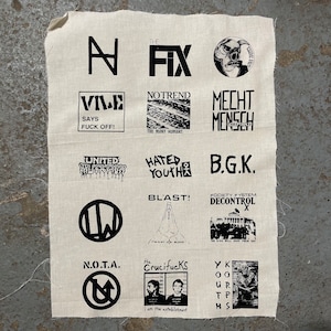 HK Punk Aufnäher
