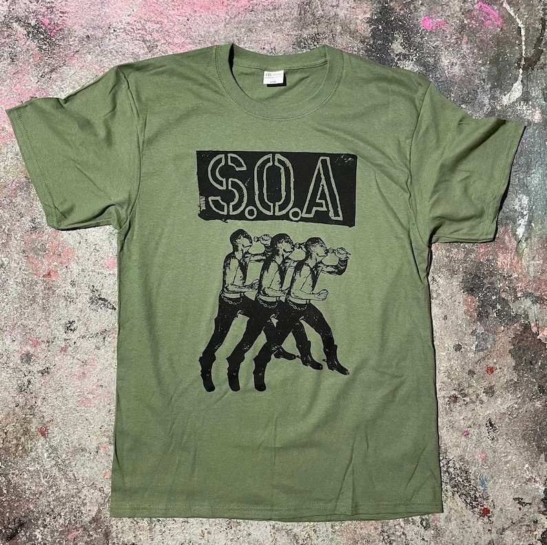 Soa Lettering Turned S.O.A. Shirt - Etsy