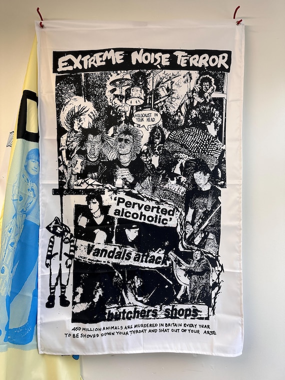 Extreme Noise Terror Flag - Etsy