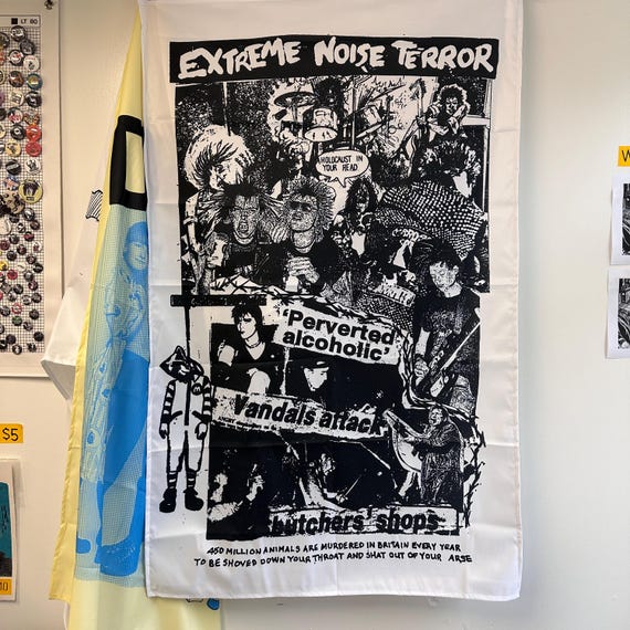 Extreme Noise Terror Flag - Etsy
