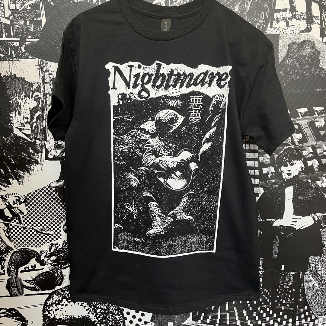 Nightmare T-shirt 悪夢 - Etsy