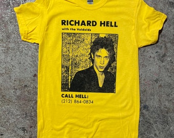 Richard Hell and the Voidoids Shirt - Etsy