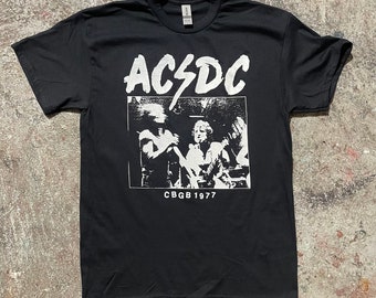 AC/DC "Live At CBGB's 1977" Shirt