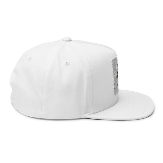 Evolution Embroidered Flat Bill Cap, Trendy Snapback Hat, Cool Fashion Accessory, Streetwear Style, Unique Gift for Him/Her