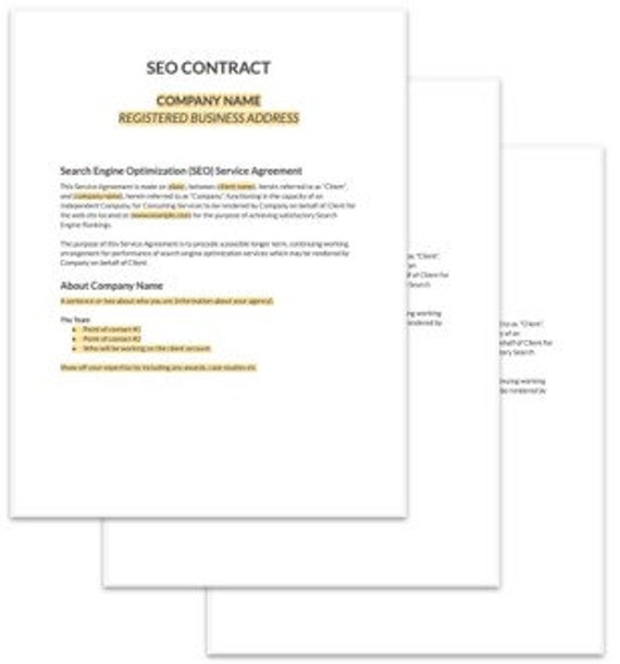 SEO proposal template