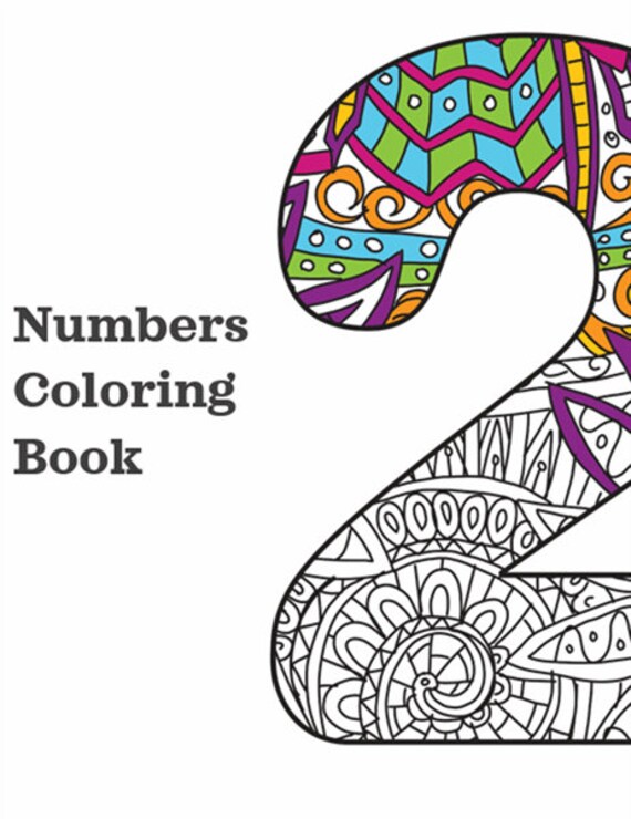 numbers coloring book(1-9)