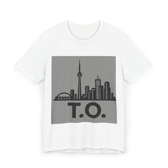 Toronto Skyline Unisex Jersey T-Shirt | BY EVOLUTIONOFLONDON