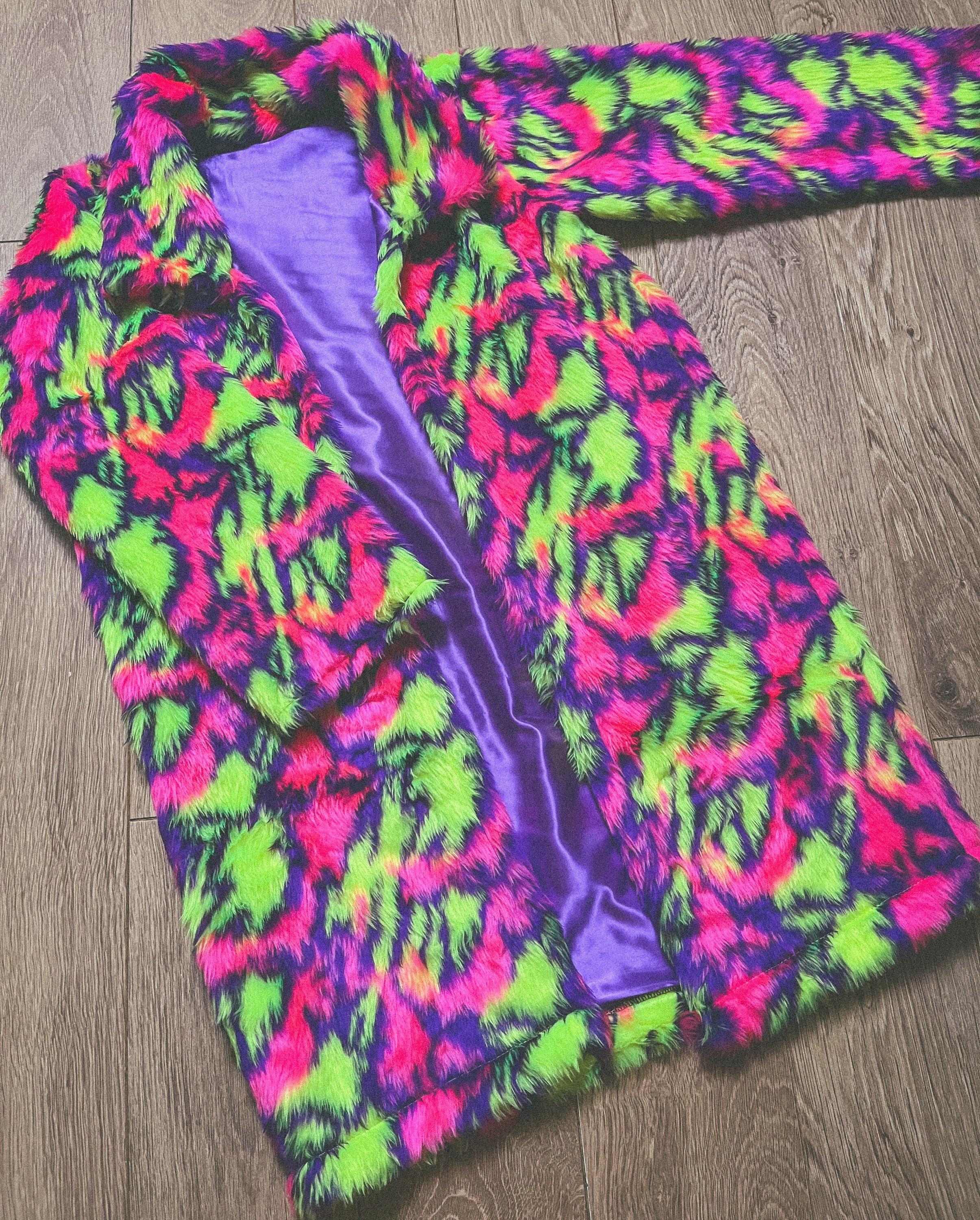 neon rainbow jacket