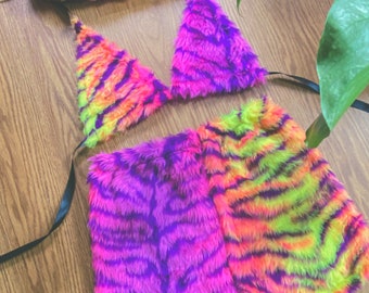Rave Outfit Neon - Etsy