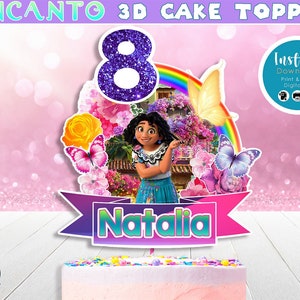 Encanto Cake topper, Encanto Cake Decoration, DIGITAL, Encanto Cake Party, Encanto Centerpiece, Encanto Topper, Mirabel Madrigal