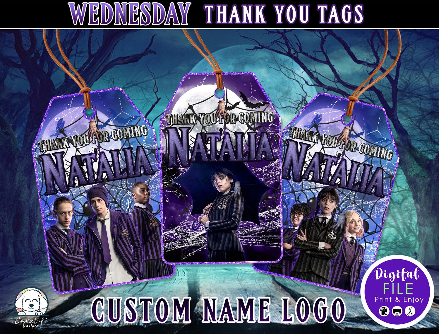 Merlina Addams Invitation