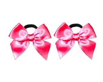 Mother Daughter Pink Color Ribbon All Ages Bow Girl Buckle Set