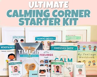 ULTIMATE Calm Down Corner Printables Kit | Soziales und emotionales Lernen Kinderaktivitäten | Emotionale Regulierung | Positive Kindererziehung
