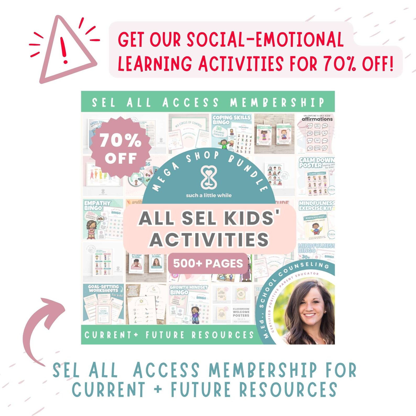 Anxiety Activities for Kids PDF Bundle | SEL Grounding Activities, List ...