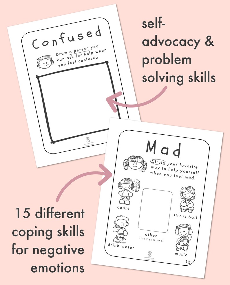 60 feelings worksheets for preschoolers autism printable