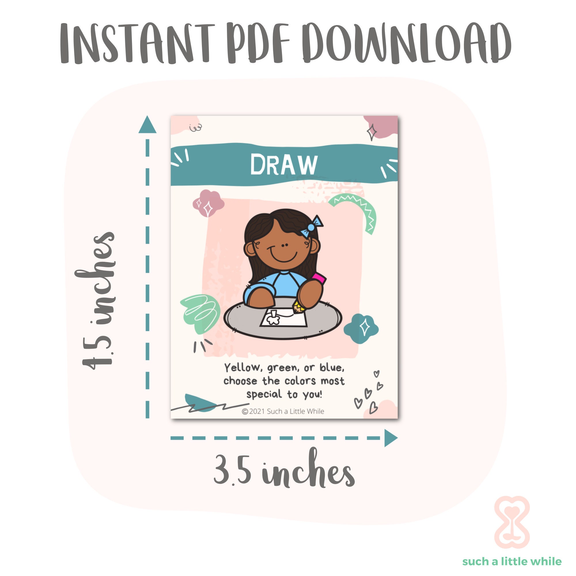 Calming Strategy Cards PDF| Printable Coping Skills Cards | Kids Calm ...