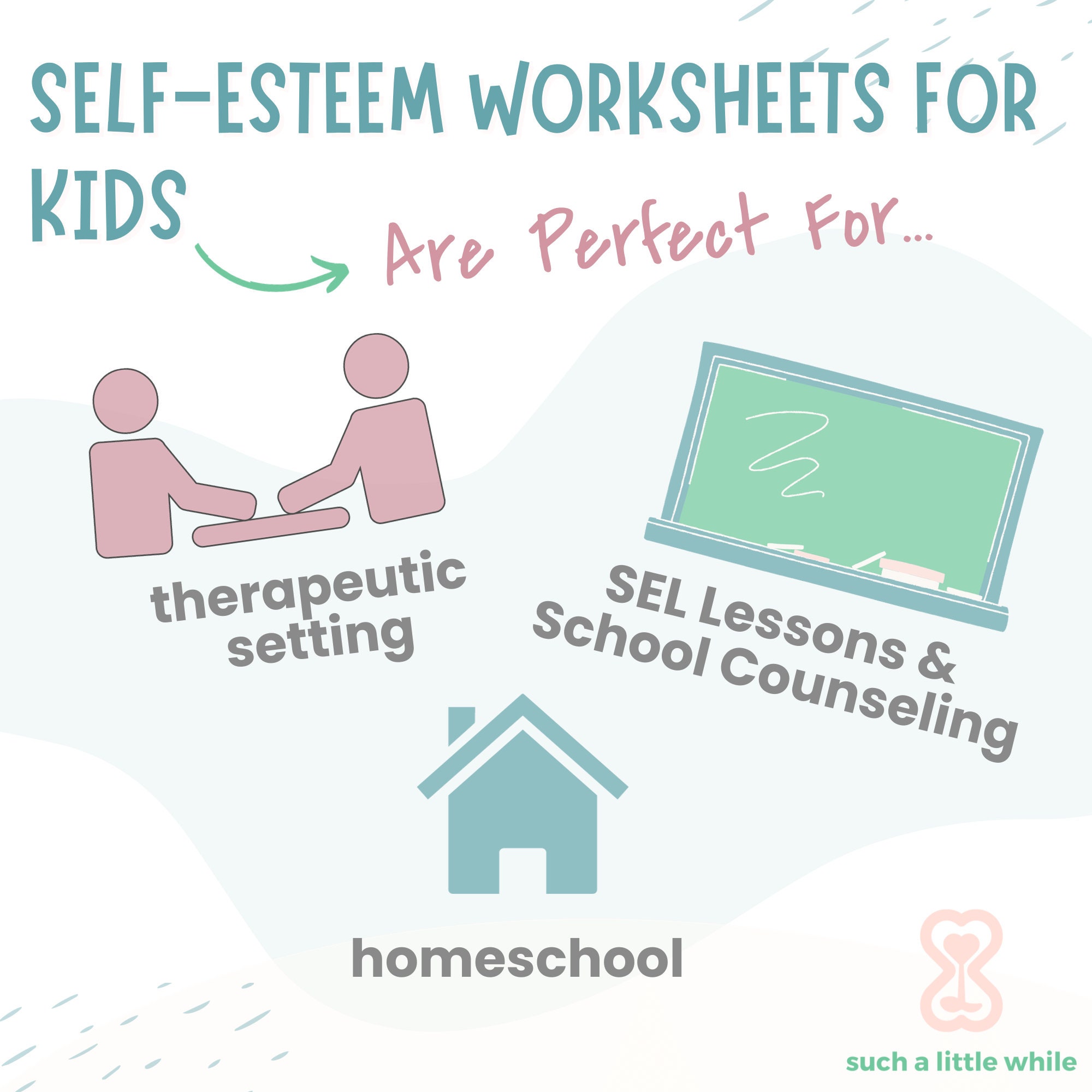 Self-esteem Worksheets for Kids Printable PDF Workbook Activities for ...