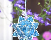Throat Chakra Symbol Mini Suncatcher