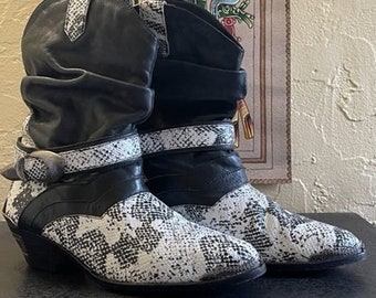 80s rocker boots Clearance