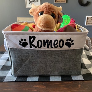 Dog toy box etsy sale