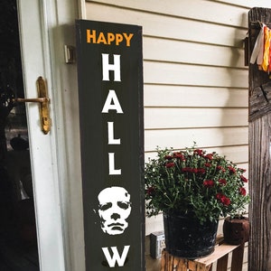 Michael Myers Happy Halloween sign - vinyl decals and letters ONLY - NO BOARD / make your own sign using these items