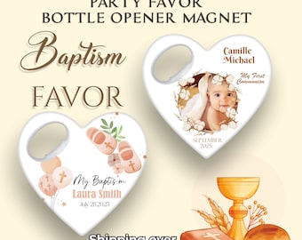 customizable christening favors, Party Favors, Baptism Favors, favor de bautizo