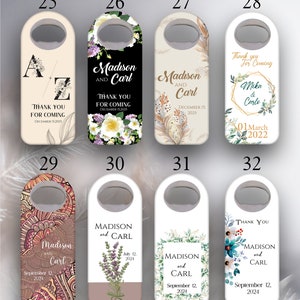 Aimants pour ouvre-bouteille personnalisés : cadeaux de mariage et d'événement personnalisés uniques image 5