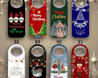Kerstmis, Nieuwjaar, Feestartikelen, Feestdecor, Aanpasbare flesopenermagneet, Feestcadeaus, Kerstfeest bedankje souvenir