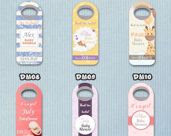 Baby shower personnalisable, aimants de baptême, cadeau d'anniversaire, décapsuleur, bienvenue pour bébé, 1er anniversaire ou baptême