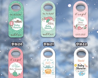 Baby shower personnalisable, aimants de baptême, faveur d'anniversaire, ouvre-bouteille, bienvenue bébé, 1er anniversaire ou événement de baptême