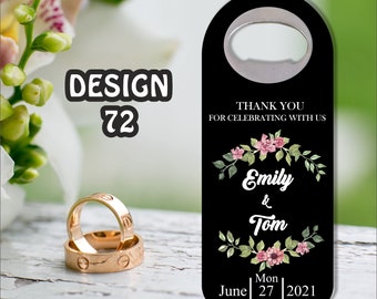 Customizable Wedding Gift, Cap Opener Magnets, Wedding Favor, Custom Wedding Favor, Bottle Opener, save the date bottle opener