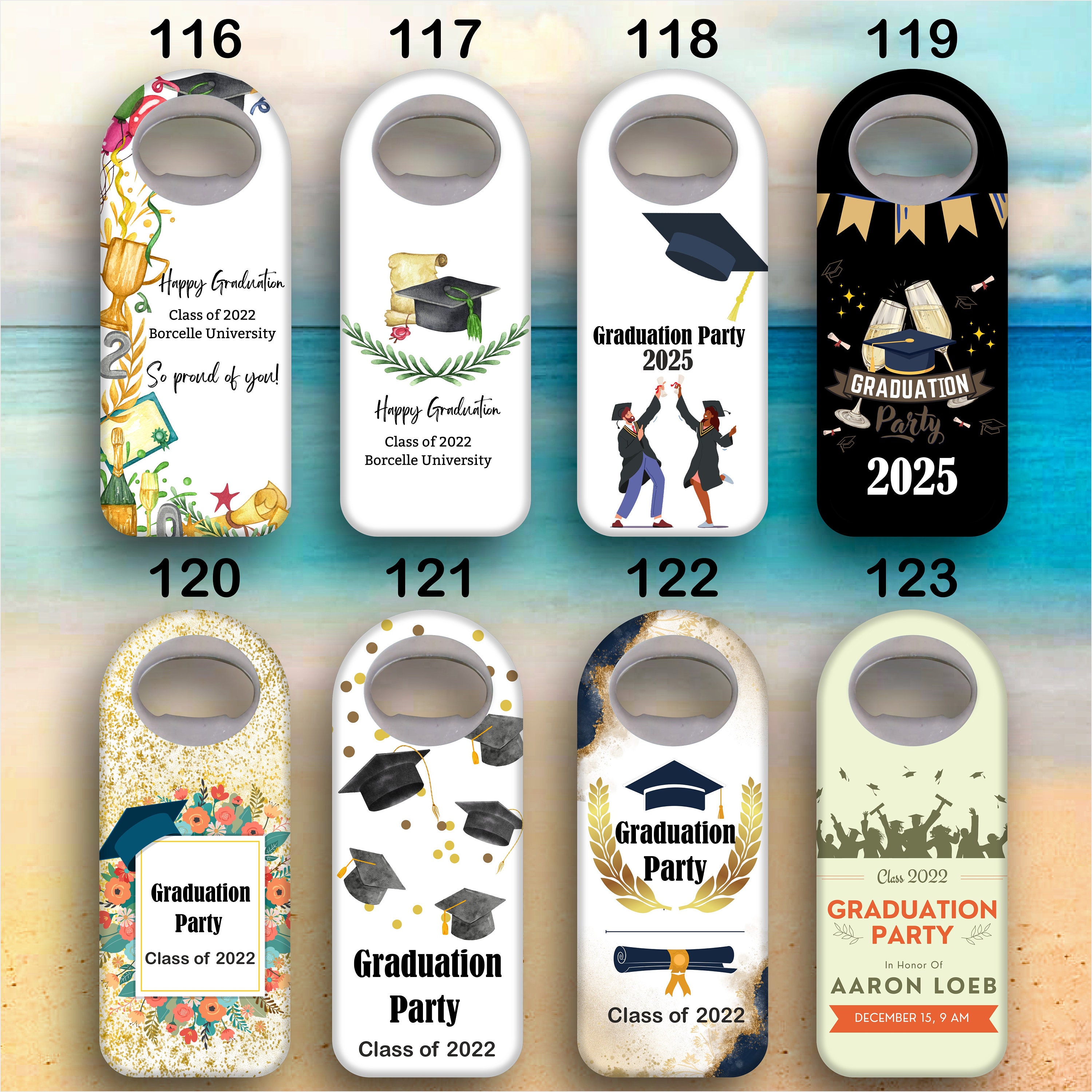 Customizable Graduation Souvenir, Graduation Greeting gift, Graduation Gift, Bottle Opener Magnet, Personalize Bottle Opener Magnet