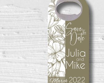 Customizable Wedding Gift, Cap Opener Magnets, Wedding Favor, Custom Wedding Favor, Bottle Opener, save the date bottle opener