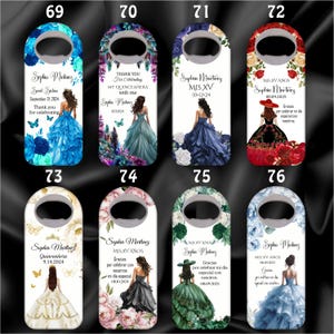 Aimants personnalisés pour ouvre-bouteille Quinceanera - Cadeaux uniques
