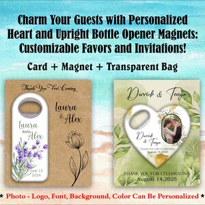 Customizable Wedding Favor For Guests in Bulk, Cap Opener Magnets, Wedding, Custom Wedding Favor, Bottle Opener, save the date bottle opener